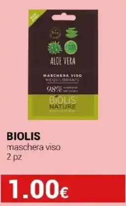Tigotà BIOLIS maschera viso offerta