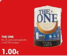 Tigotà THE ONE fior di carta asciugatutto 2 veli 200 strappi offerta