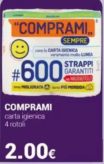 COMPRAMI carta igienica 4 rotoli