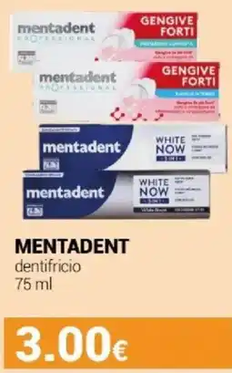 Tigotà MENTADENT dentifricio offerta