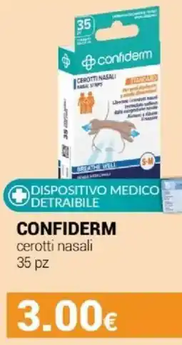 Tigotà CONFIDERM cerotti nasali offerta