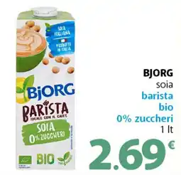 Supermercati Dok BJORG soia barista bio 0% zuccheri offerta