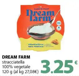 Supermercati Dok DREAM FARM stracciatella 100% vegetale offerta