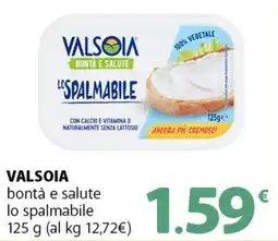 Supermercati Dok VALSOIA bontà e salute lo spalmabile offerta