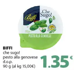 Supermercati Dok BIFFI che sugo! pesto alla genovese d.o.p. offerta
