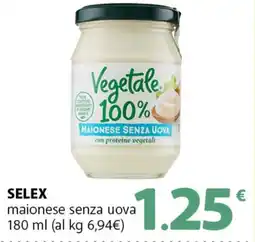 Supermercati Dok SELEX maionese senza uova offerta