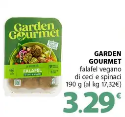 Supermercati Dok GARDEN GOURMET falafel vegano di ceci e spinaci offerta
