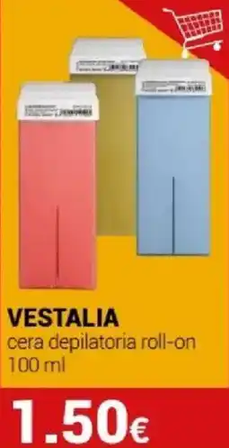 Tigotà VESTALIA cera depilatoria roll-on offerta