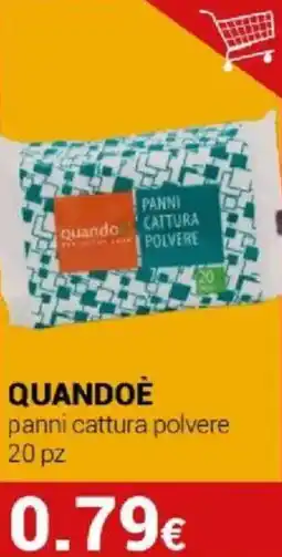 Tigotà QUANDOÈ panni cattura polvere offerta