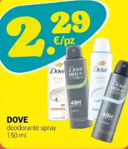 Tigotà DOVE deodorante spray offerta