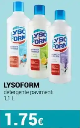Tigotà LYSOFORM detergente pavimenti offerta