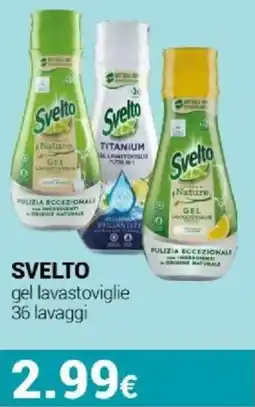 Tigotà SVELTO gel lavastoviglie offerta