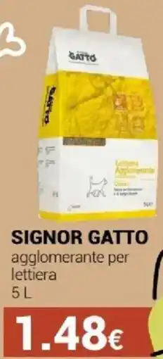 Tigotà SIGNOR GATTO agglomerante per lettiera offerta