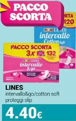 Tigotà LINES intervallo&go/cotton soft proteggi slip offerta