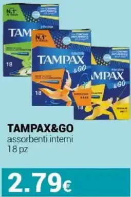 Tigotà TAMPAX&GO assorbenti interni offerta
