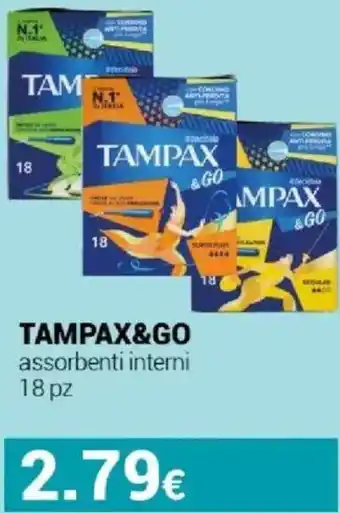 Tigotà TAMPAX&GO assorbenti interni offerta