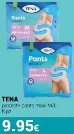 Tigotà TENA protect+ pants maxi M/L offerta