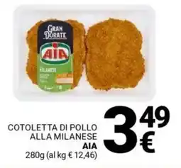 Supermercati Gulliver Cotoletta di pollo alla milanese AIA offerta