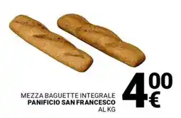 Supermercati Gulliver Mezza baguette integrale panificio san francesco offerta