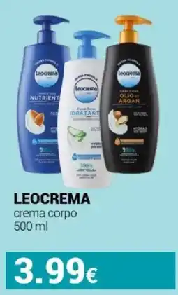 Tigotà LEOCREMA crema corpo offerta