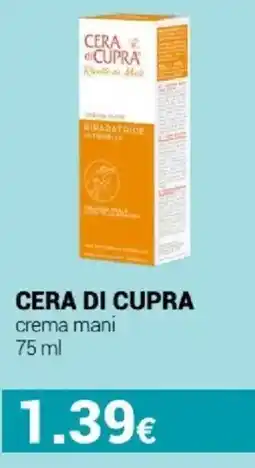 Tigotà CERA DI CUPRA crema mani offerta