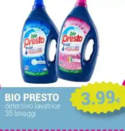 Tigotà BIO PRESTO detersivo lavatrice offerta