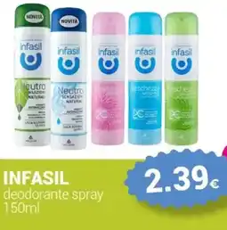 Tigotà INFASIL deodorante spray offerta