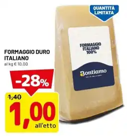 DPiù Formaggio duro italiano offerta