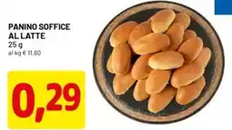 DPiù Panino soffice al latte offerta