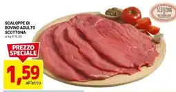 DPiù Scaloppe di bovino adulto scottona offerta