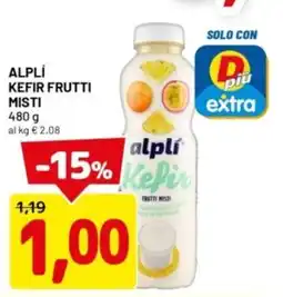 DPiù Alpli̇ kefir frutti misti offerta