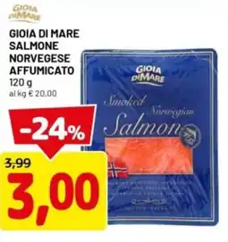 DPiù Gioia di mare salmone norvegese affumicato offerta