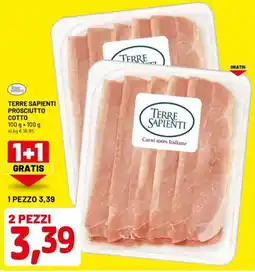 DPiù Terre sapienti prosciutto cotto offerta