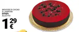 Supermercati Gulliver Mousse di cacao e lamponi effepi offerta