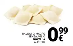 Supermercati Gulliver Ravioli di magro senza aglio novella offerta