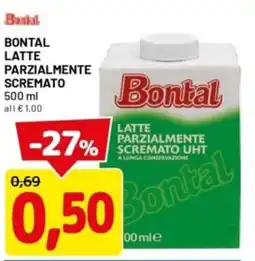DPiù Bontal latte parzialmente scremato offerta