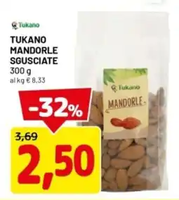 DPiù Tukano mandorle sgusciate offerta