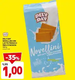 DPiù Dely day novellini con latte fresco e miele d'acacia offerta