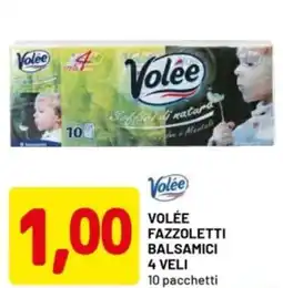 DPiù Volée fazzoletti balsamici 4 veli offerta