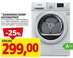 DPiù SANGIORGIO SDR8P ASCIUGATRICE offerta