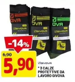 DPiù 3 calze protettive da lavoro GIVOVA offerta