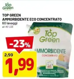 DPiù Top green ammorbidente eco concentrato offerta
