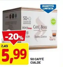 DPiù 50 caffè cialde offerta