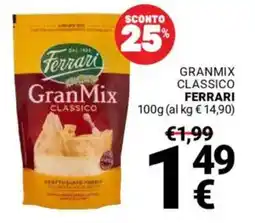 Supermercati Gulliver Granmix classico FERRARI offerta