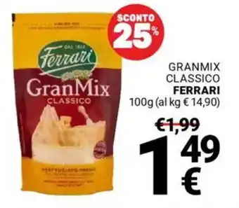 Supermercati Gulliver Granmix classico FERRARI offerta