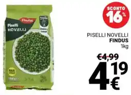 Supermercati Gulliver Piselli novelli FINDUS offerta