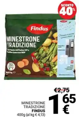 Supermercati Gulliver Minestrone tradizione FINDUS offerta