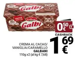 Supermercati Gulliver Crema al cacao/ vaniglia/caramello GALBANI offerta
