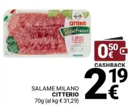 Supermercati Gulliver Salame milano CITTERIO offerta