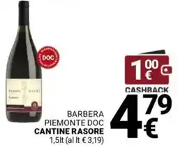 Supermercati Gulliver Barbera piemonte doc CANTINE RASORE offerta